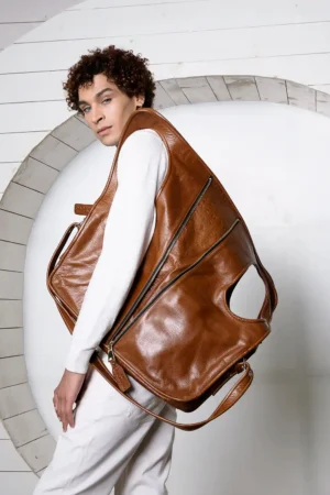 Regular MinnieU Bag for Him Brown 8626