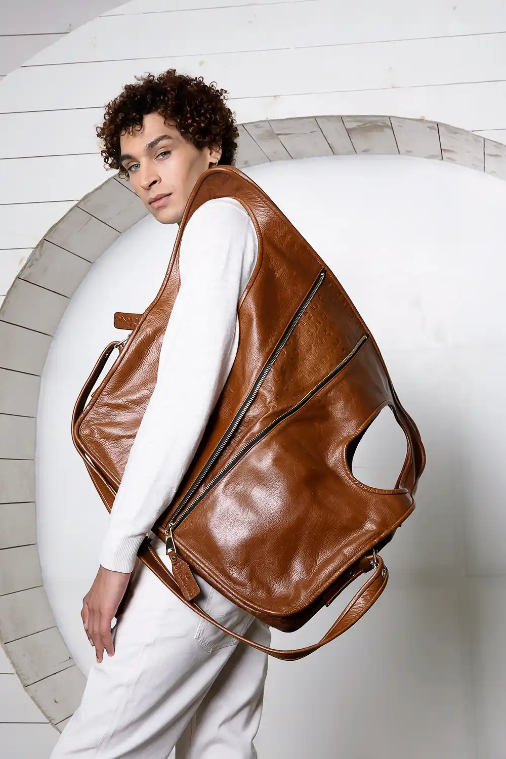 Leather Beach Totes for Men