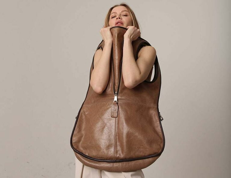 Leather Backpacks With Multiple Pockets