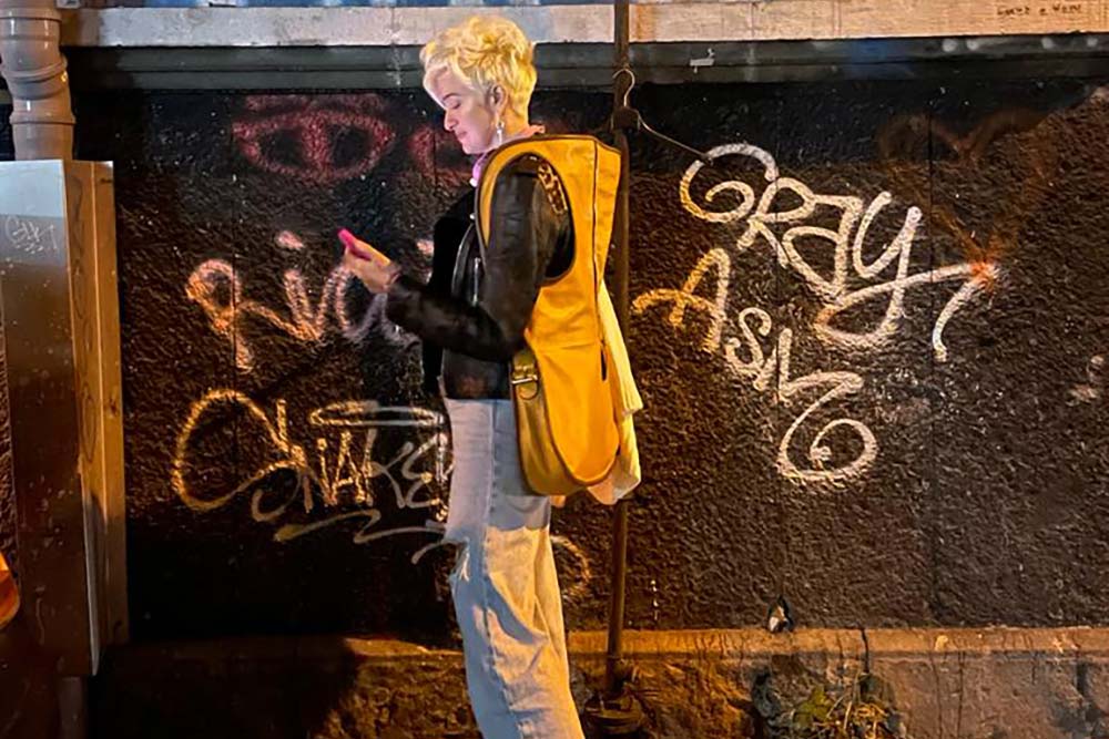 Leather Backpack in NYC   Metropolitan Style   f