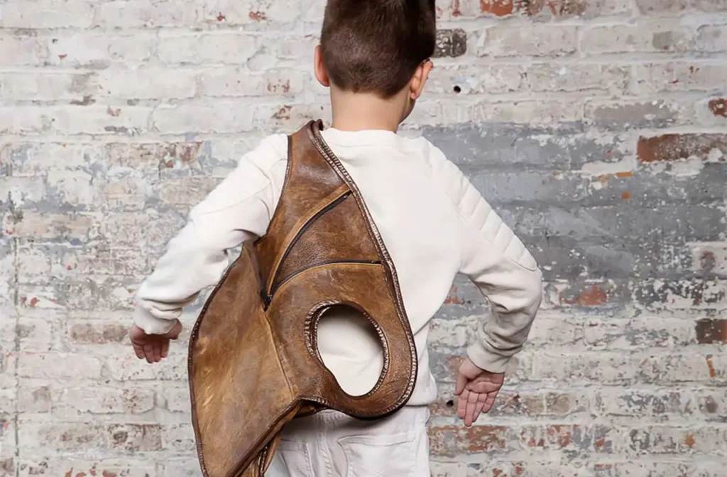 Leather Clutch Bags for Children Playful and Stylish