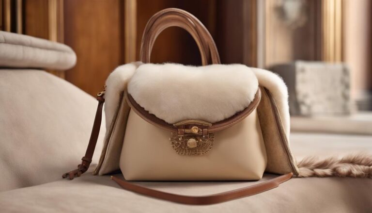 polene s cozy shearling bags