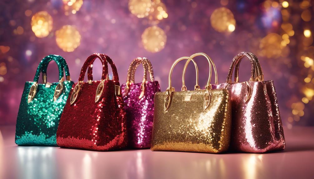 holiday season sparkle bags